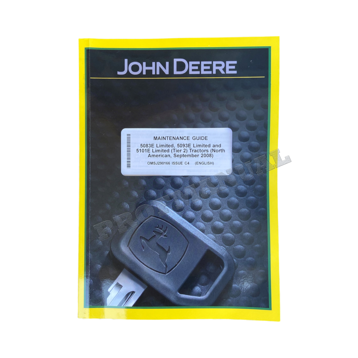 MANUEL D'UTILISATION DU TRACTEUR JOHN DEERE 5083E 5093E 5101E LIMITED + BONUS !