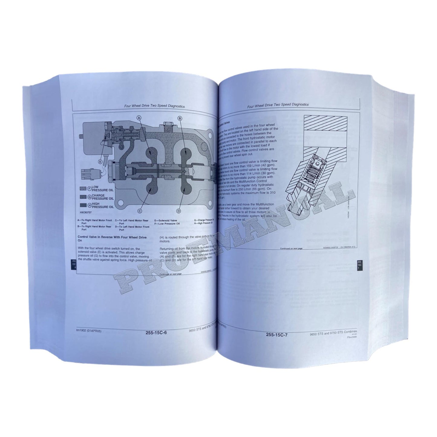 JOHN DEERE 9650 STS 9750 STS MÄHDRESCHER DIAGNOSETEST SERVICEHANDBUCH