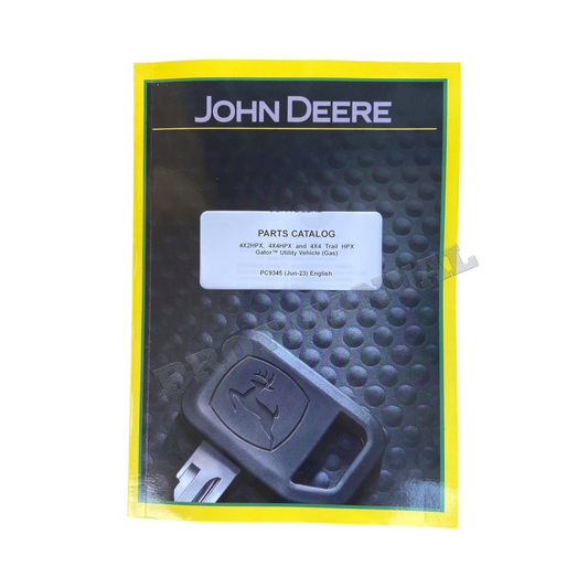 JOHN DEERE 4X2 HPX 4X4 HPX 4X4 TRAIL GATOR UTILITY VEHICLE PARTS CATALOG MANUAL