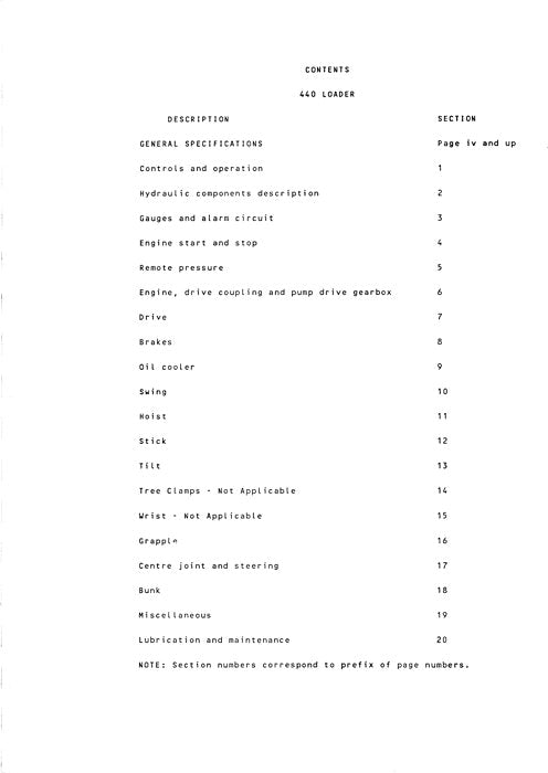 JOHN DEERE 440 FORWARDER REPAIR SERVICE MANUAL 214-1667-1 SN 31101-31104