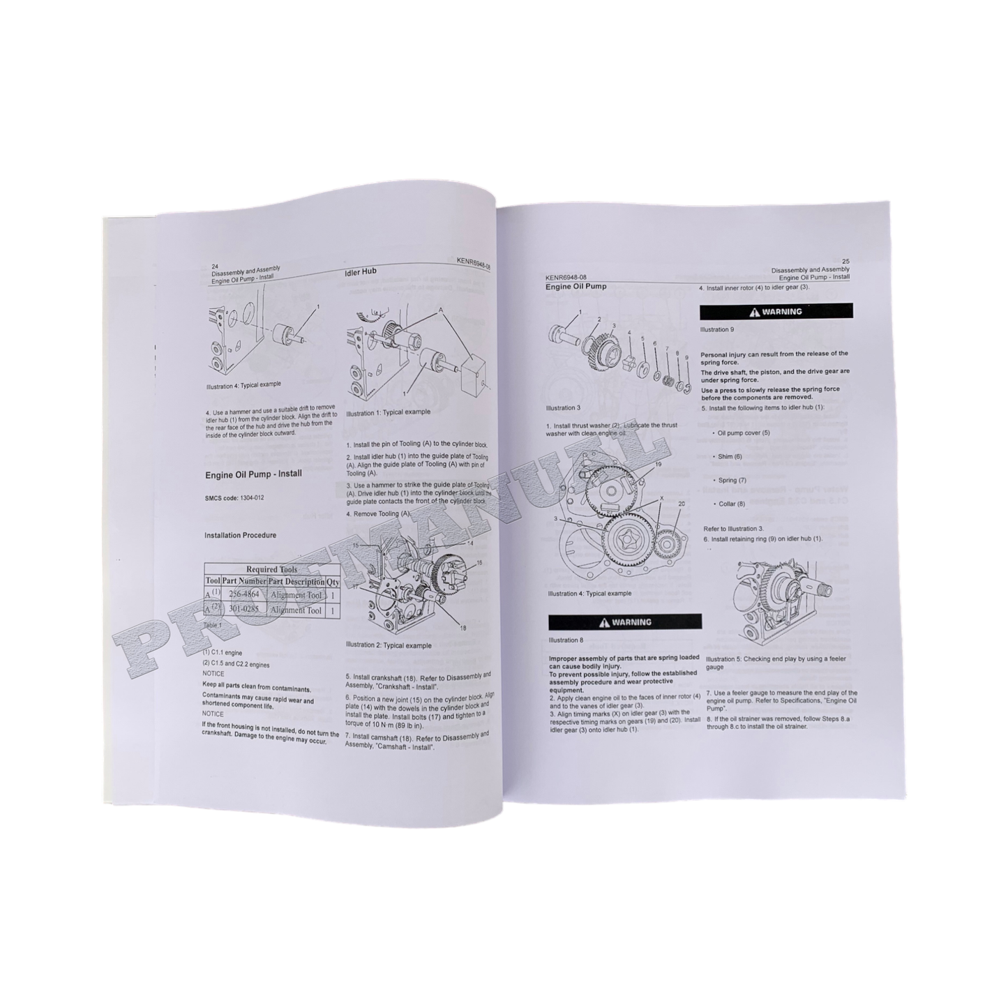 Caterpillar Cat C1.1 C1.5 C2.2 Engine Service Manual Disassem Assem