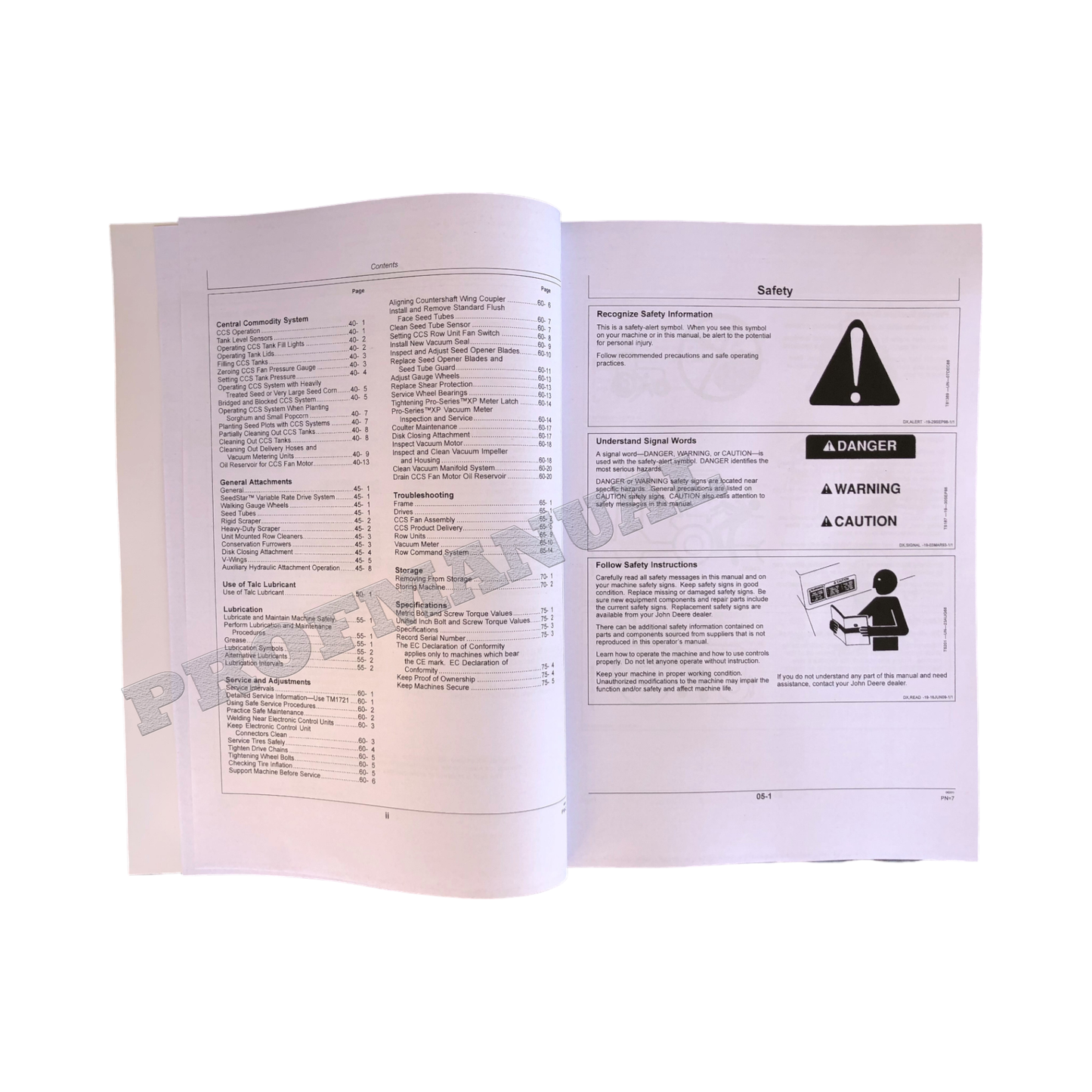 JOHN DEERE DR12 DR16 DR18 DR24 PLANTER OPERATORS MANUAL #2