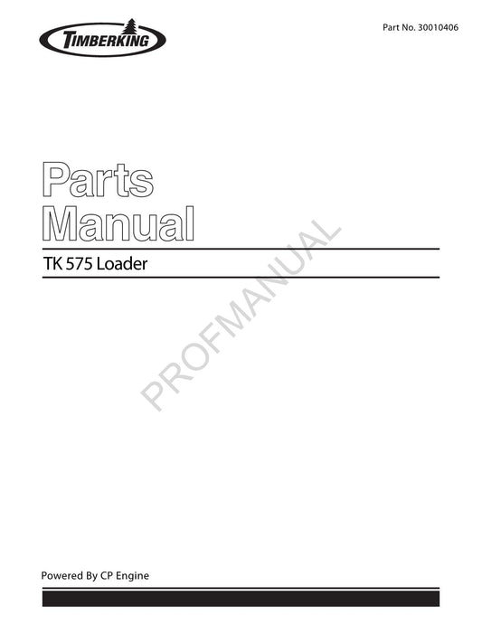 Caterpillar Cat TK575 Knuckleboom Loader Parts Catalog Manual