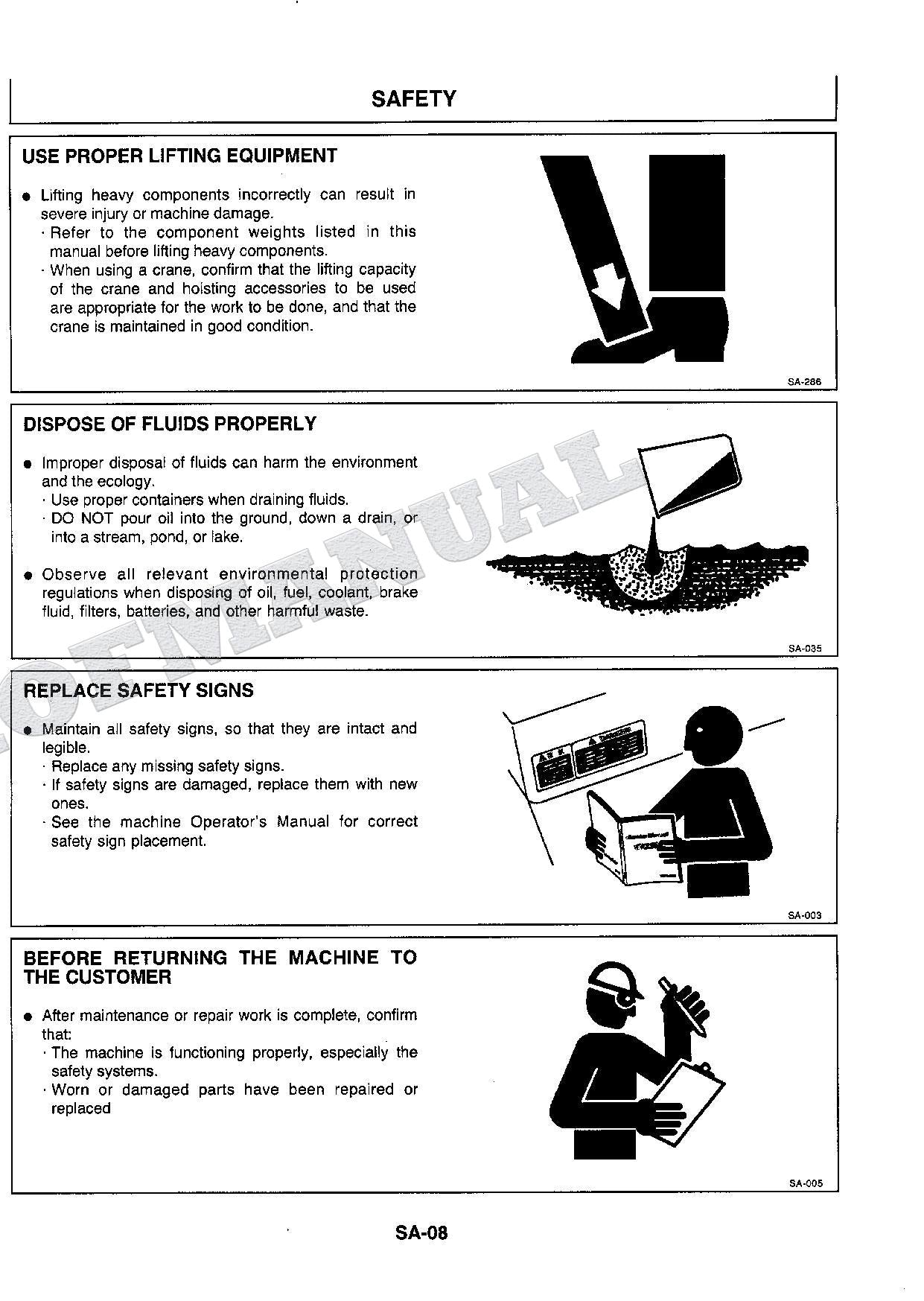 HITACHI EX200-3 Excavator Workshop Manual With information on Engine Repair