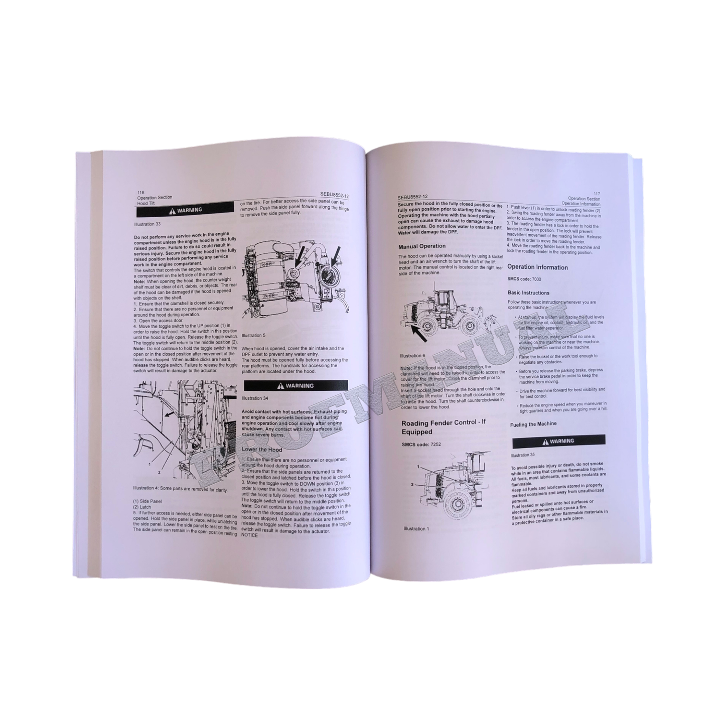 Caterpillar 950K 962K Wheel loader Operators Maintenance Manual