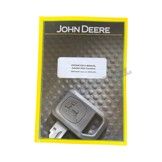 JOHN DEERE 9550 MÄHDRESCHER-BETRIEBSHANDBUCH NR. 3 