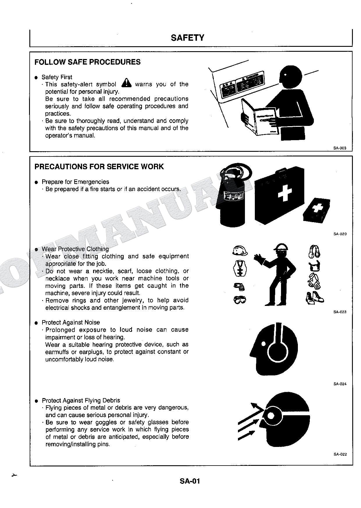 HITACHI EX200-3 Excavator Workshop Manual With information on Engine Repair