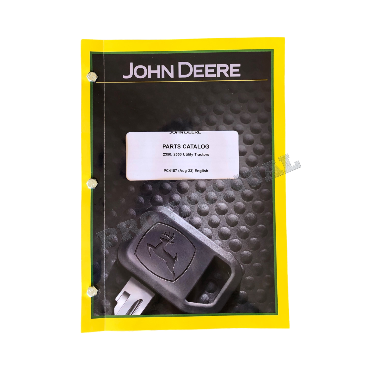 CATALOGUE DE PIÈCES DÉTACHÉES POUR TRACTEUR JOHN DEERE 2350 2550 + !BONUS!