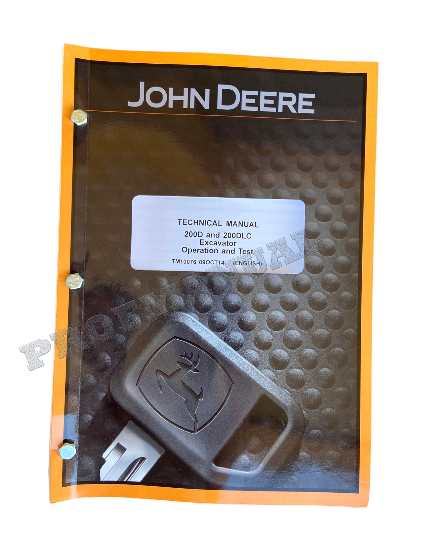 DIAGNOSETEST-SERVICEHANDBUCH FÜR JOHN DEERE 200D DLC-BAGGER + !BONUS! 