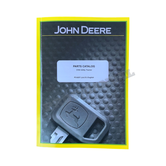 JOHN DEERE 3150 UTILITY TRACTOR PARTS CATALOG MANUAL