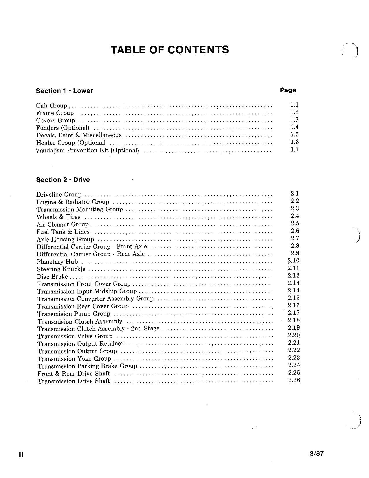 SKYTRAK 8038 Telehandler Parts Catalog Manual