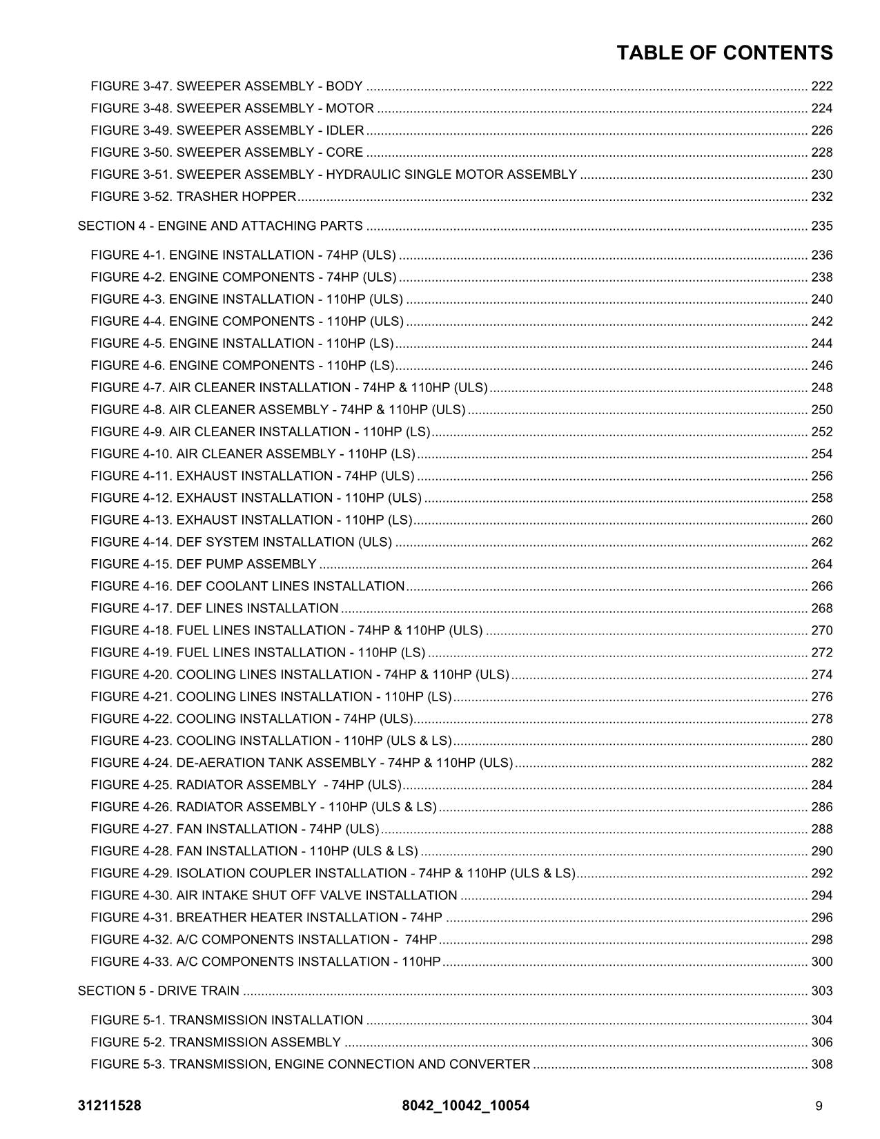 SKYTRAK 10042 10054 8042 Telehandler Parts Catalog Manual