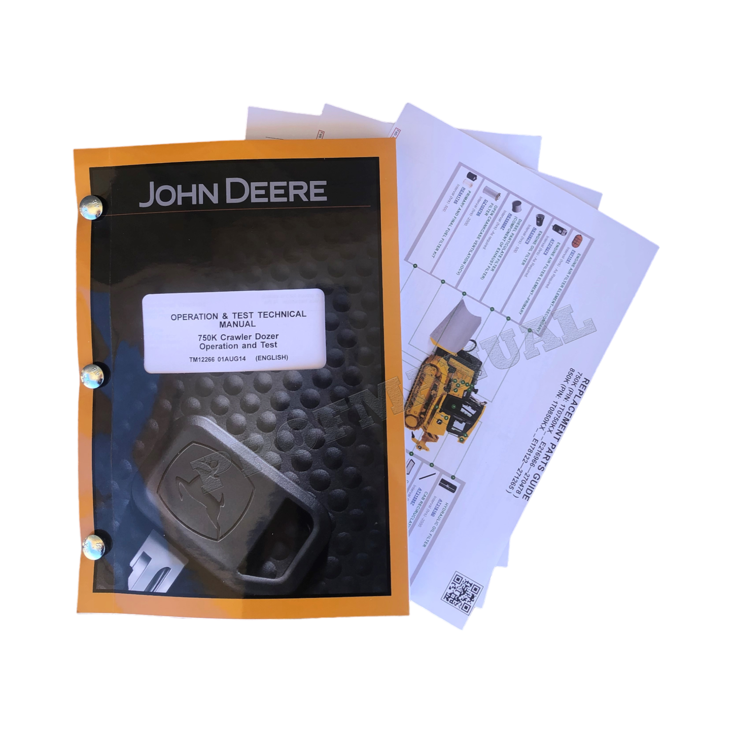 JOHN DEERE 750K CRAWLER DOZER OPERATION TEST SERVICE MANUAL + !BONUS!