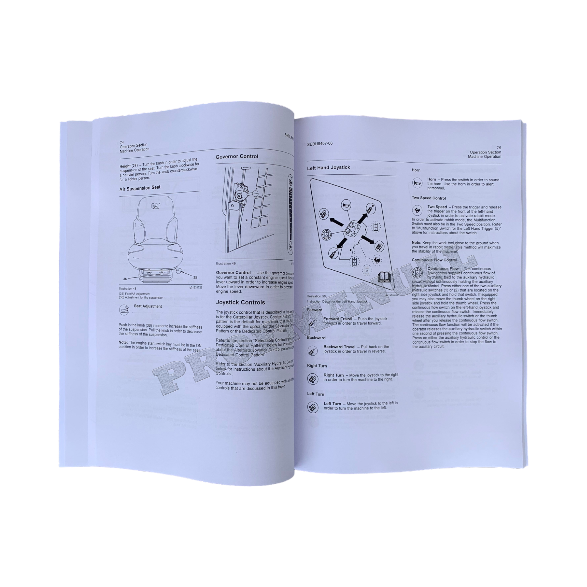 CATERPILLAR CAT 279C 289C 299C COMPACT TRACK LOADER OPERATORS MANUAL ...