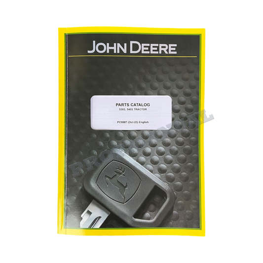 JOHN DEERE 5303 5403 TRAKTOR TEILE KATALOG HANDBUCH Südamerika