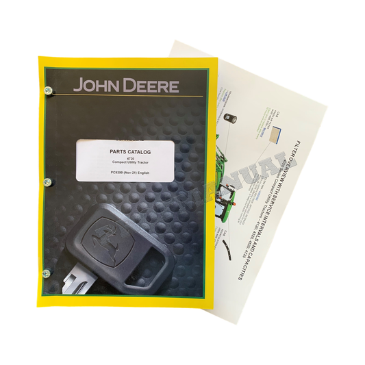 JOHN DEERE 4720 TRAKTOR-ERSATZTEILKATALOG-HANDBUCH + !BONUS! 