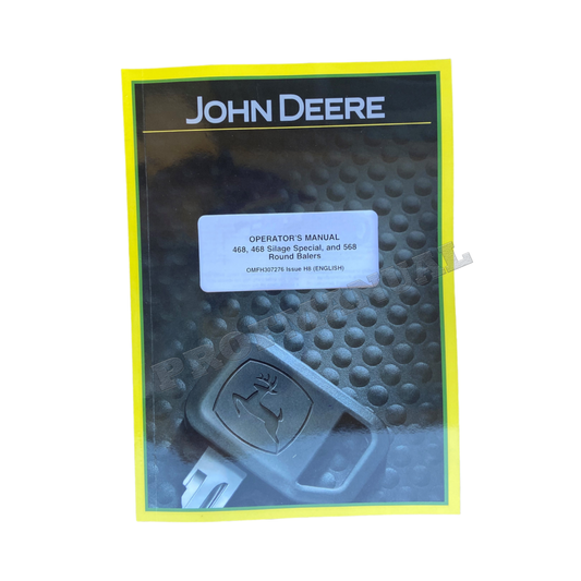 JOHN DEERE 568 468 BALER OPERATORS MANUAL