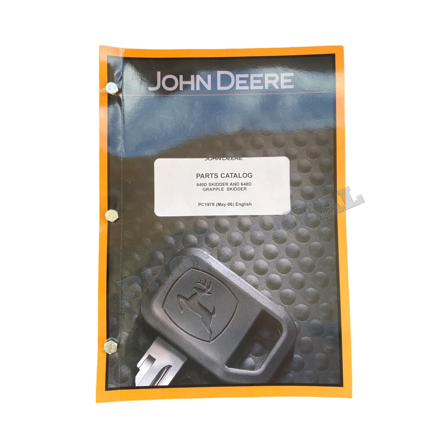 MANUEL DU CATALOGUE DES PIÈCES DE DÉBUSQUEUSE JOHN DEERE 640D 648D