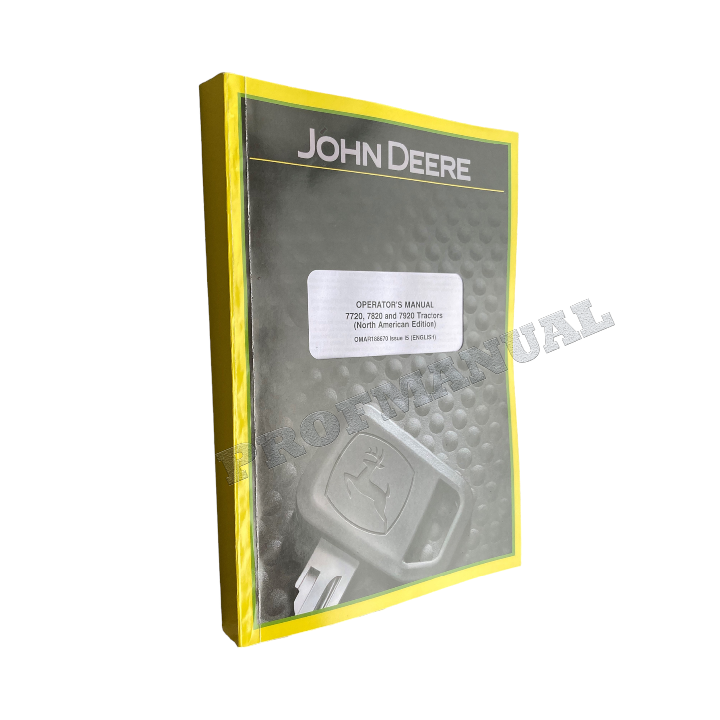 MANUEL D'UTILISATION DU TRACTEUR JOHN DEERE 7720 7820 7920 + !BONUS!