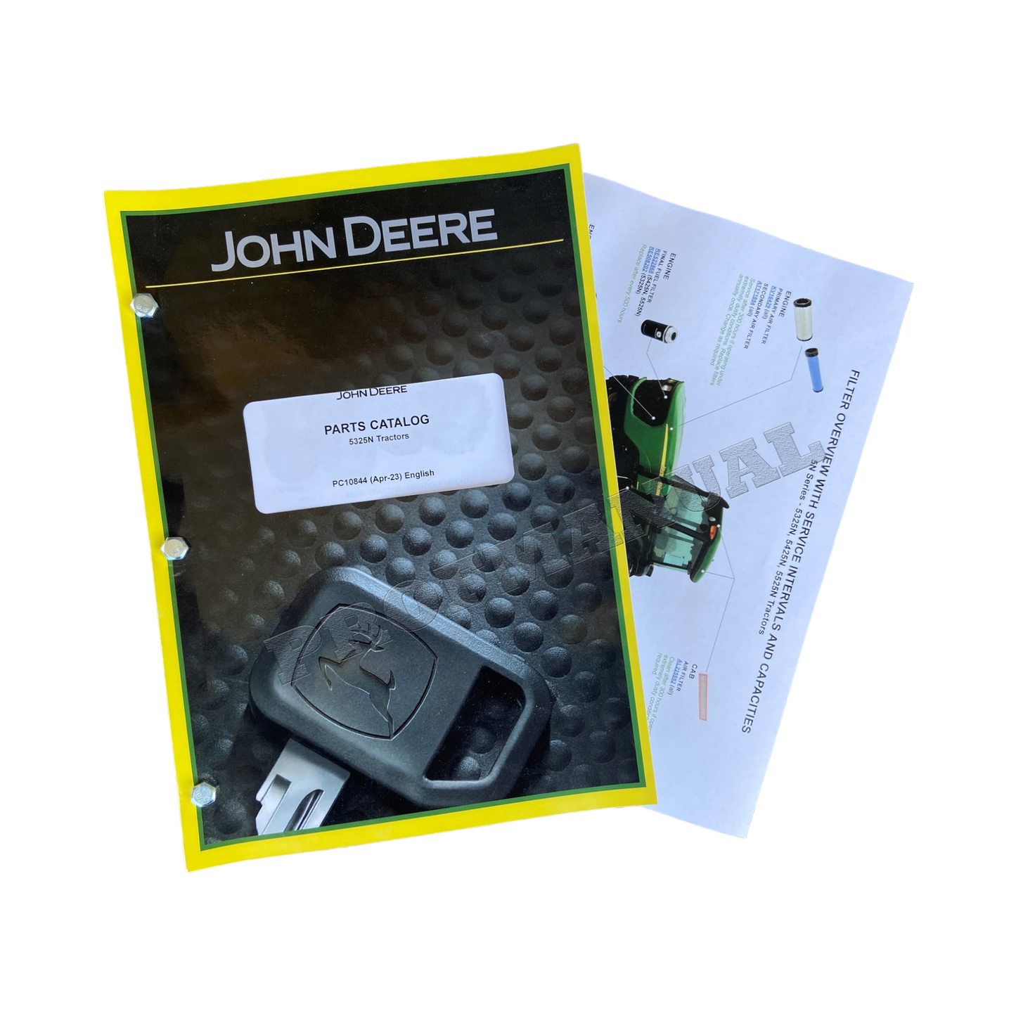 JOHN DEERE 5325N TRAKTOR-ERSATZTEILKATALOG-HANDBUCH + !BONUS! 