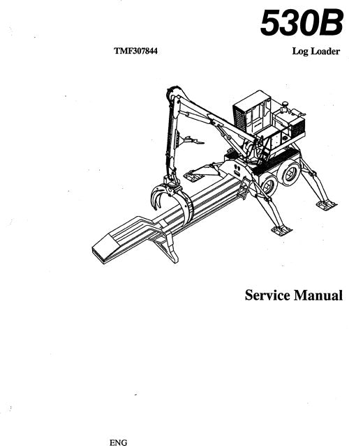 MANUEL DE RÉPARATION ET D'ENTRETIEN DU CHARGEUR À FLÈCHE ARTICULÉE JOHN DEERE 530B 535 F307844