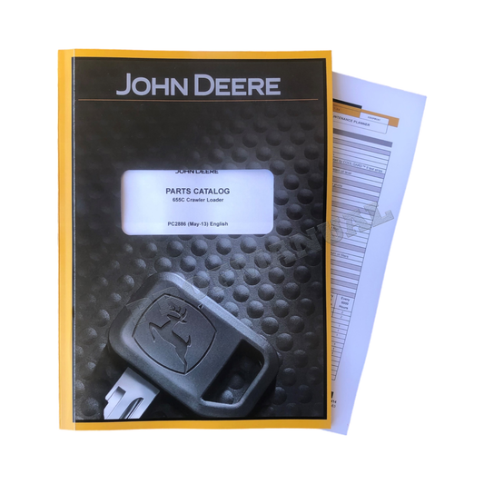 CATALOGUE DE PIÈCES DÉTACHÉES POUR CHARGEUSE SUR CHENILLES JOHN DEERE 655C + !BONUS!