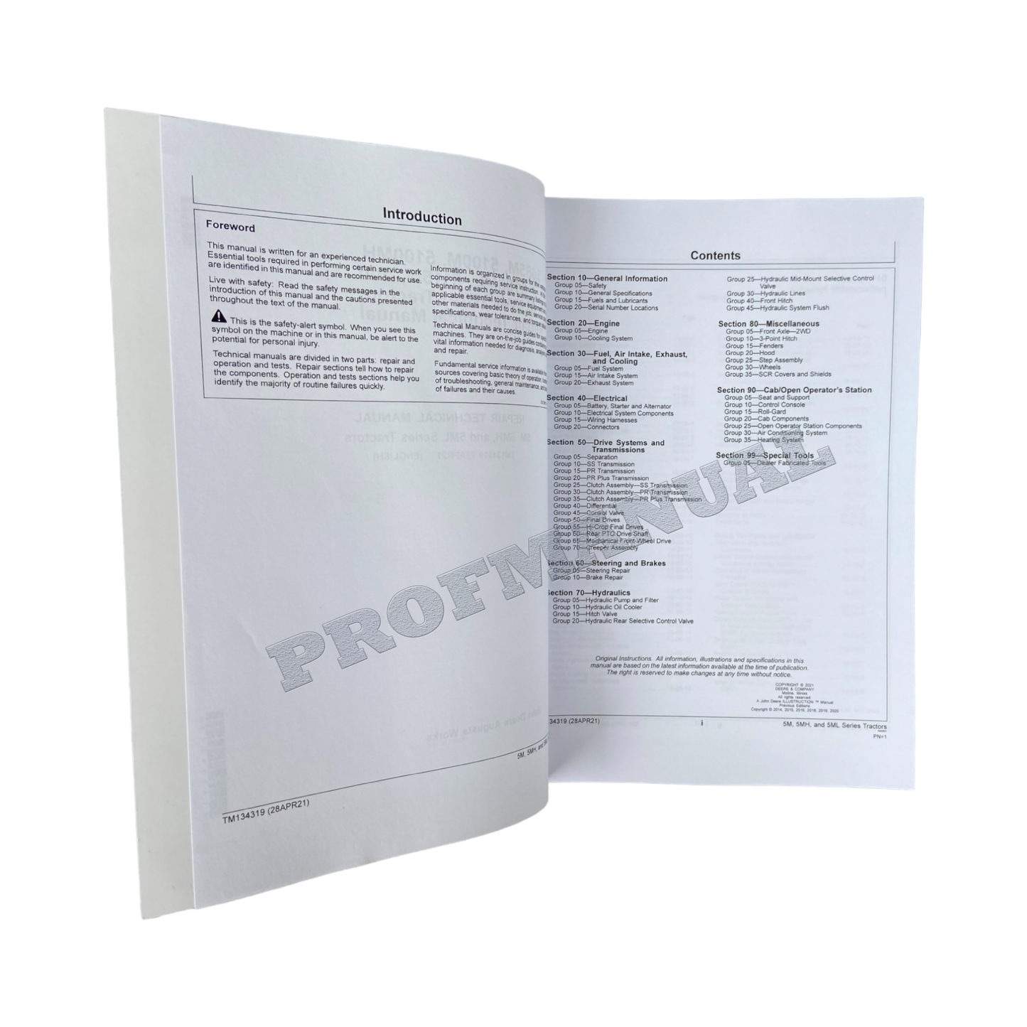 JOHN DEERE 5085M 5100M 5100MH 5100ML 5115M 5115M TRACTOR REPAIR SERVICE MANUAL