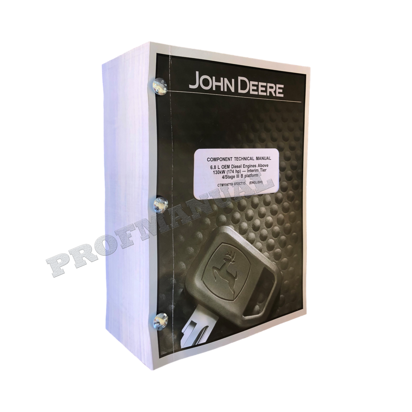 John Deere 6068 6.8L Engine Level 21 ECU Service manual