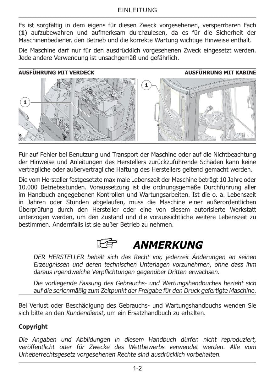 New Holland E25D Bagger Manuel d'instructions