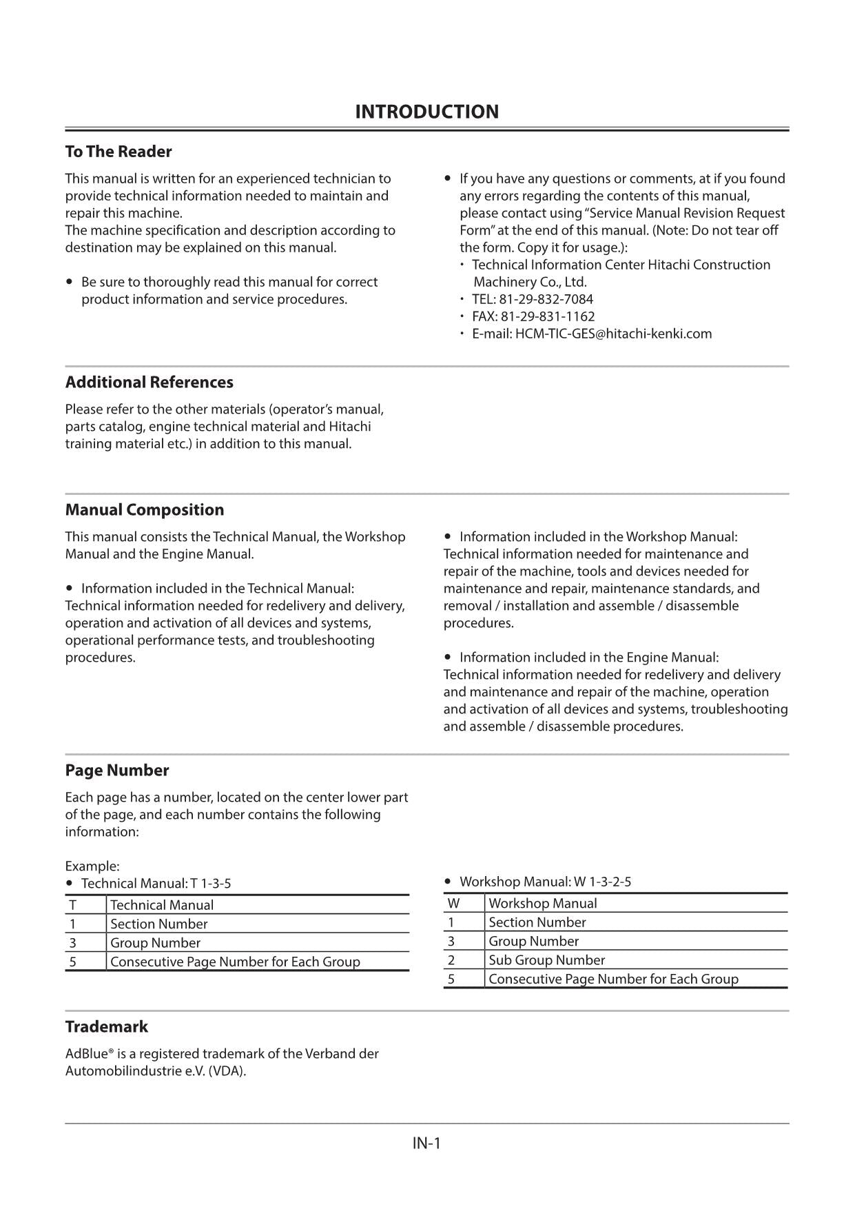 Hitachi ZX350LC-6 Excavator Operational Principle Service manual TODDQ50-EN-00