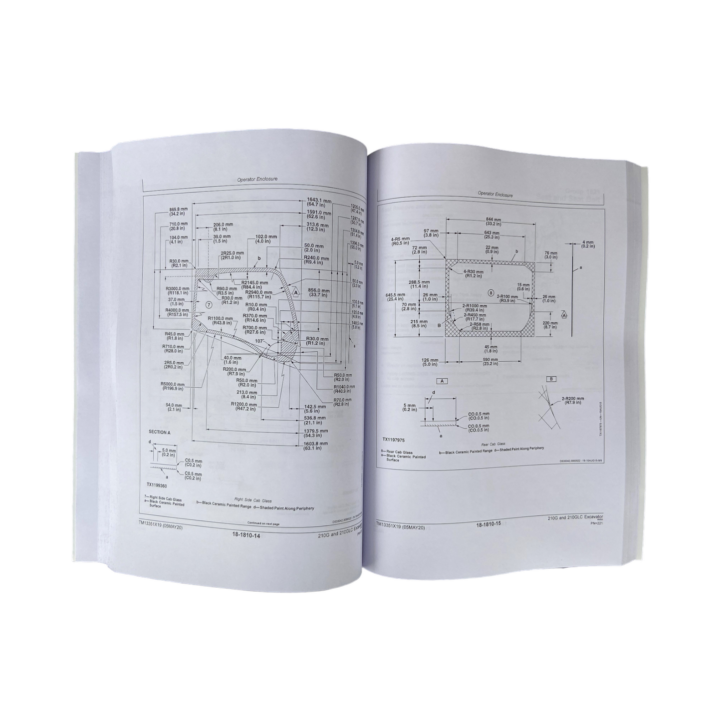 JOHN DEERE 210G 210GLC EXCAVATOR REPAIR SERVICE MANUAL SER F521988- +BONUS!