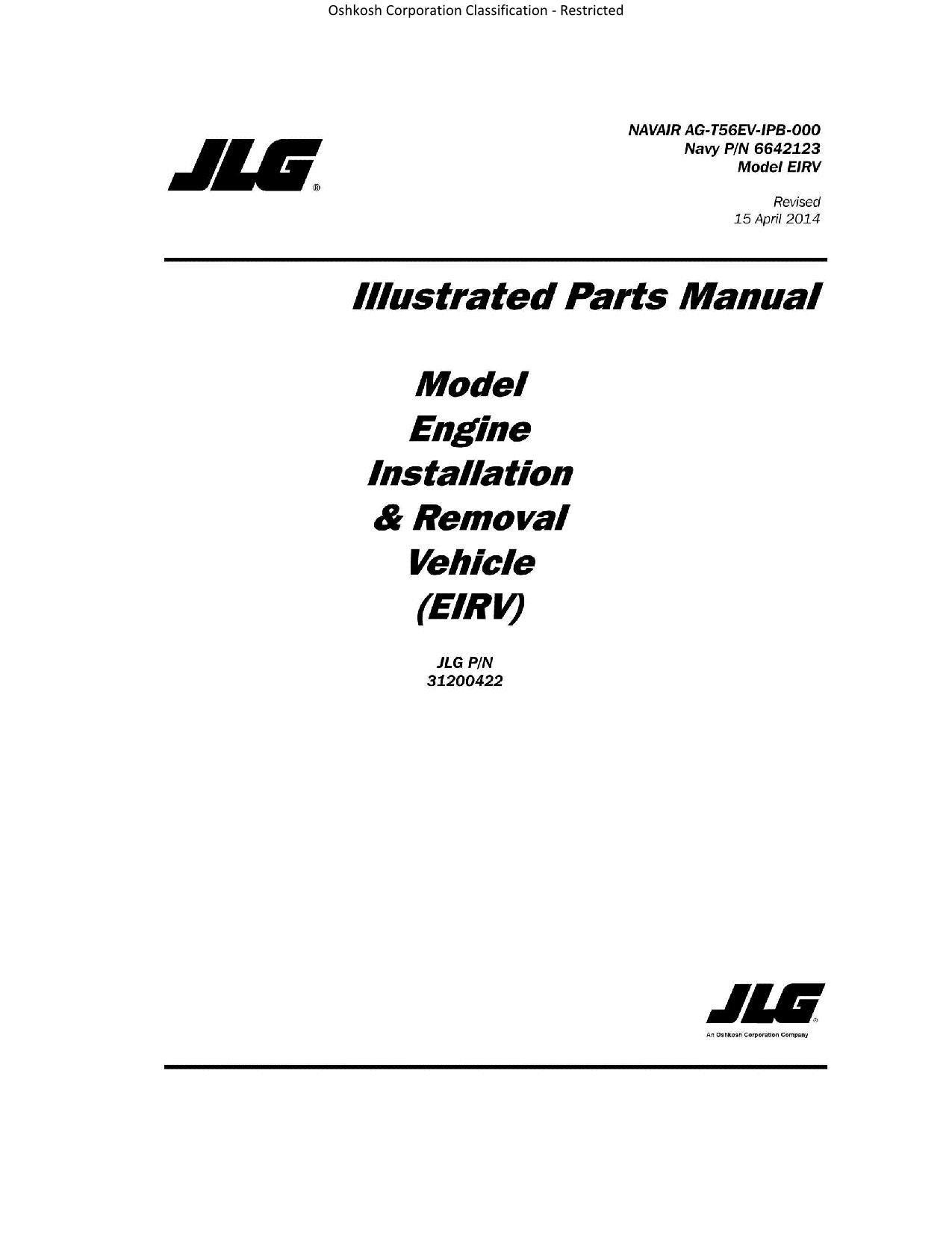 SKYTRAK Engine Installation Removal Telehandler Parts Catalog Manual