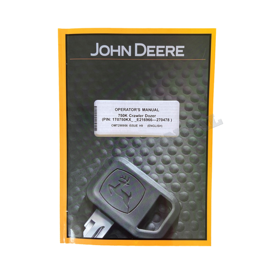 JONH DEERE 750K CRAWLER DOZER OPERATORS MANUAL