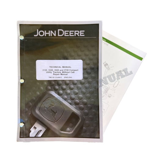 JOHN DEERE 3120 3320 3520 3720 TRACTOR SERVICE MANUAL + BONUS!