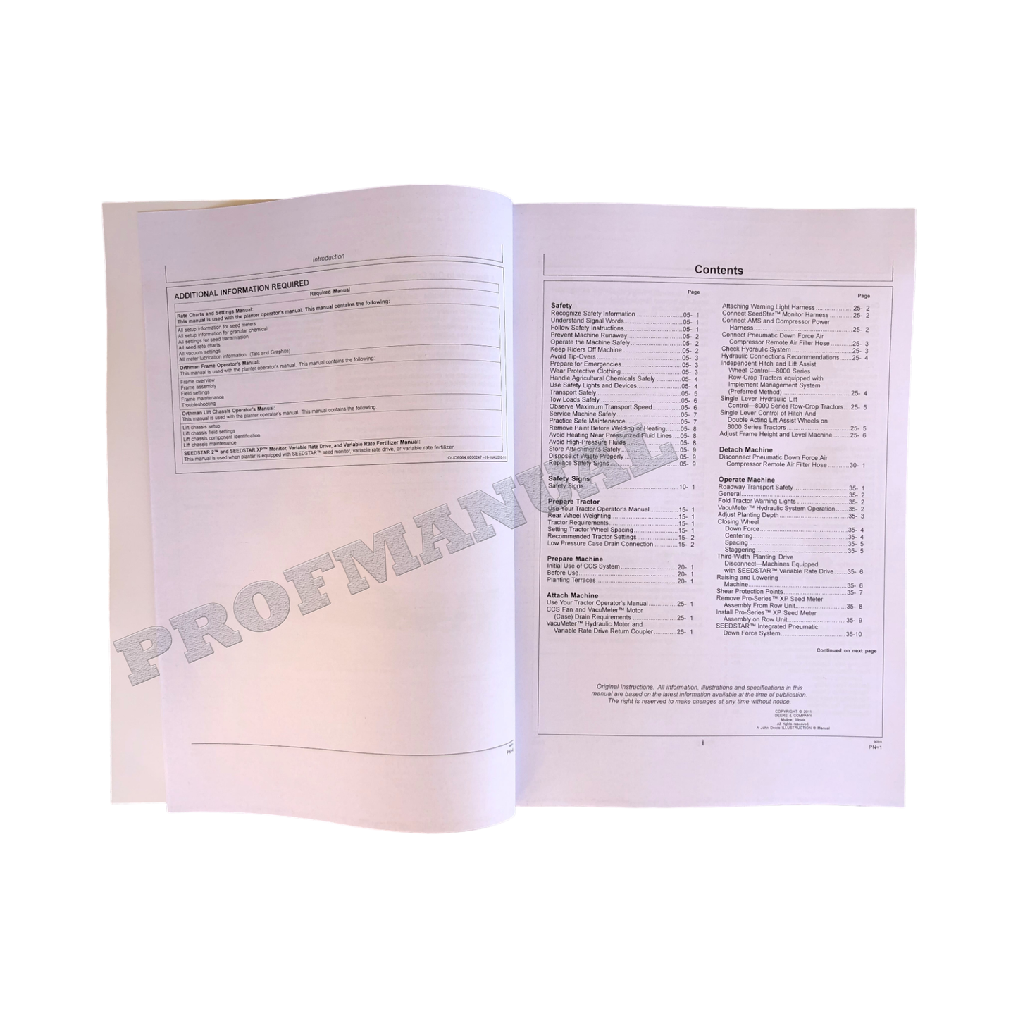 JOHN DEERE DR12 DR16 DR18 DR24 PLANTER OPERATORS MANUAL #2