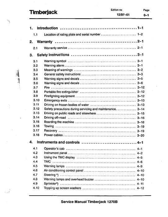 JOHN DEERE 1270B WHEELED HARVESTER SERVICE REPAIR MANUAL s-n 12701725 -