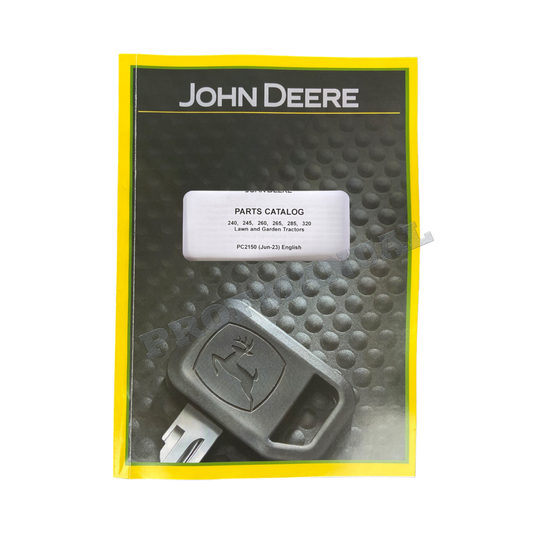 JOHN DEERE 240 245 260 265 285 320 TRACTORS PARTS CATALOG MANUAL