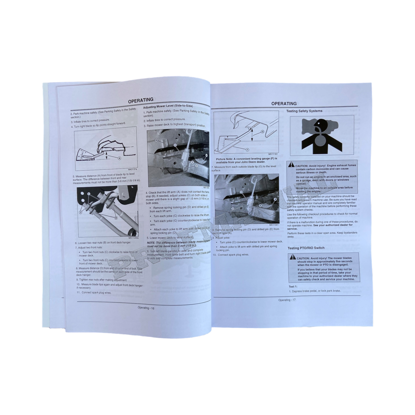 JOHN DEERE X700 X720 X724 X728 X729 TRACTOR OPERATORS MANUAL #1