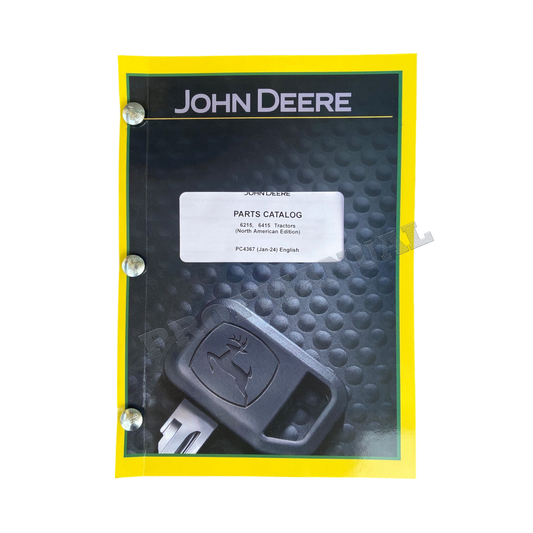 JOHN DEERE 6215 6415 TRACTOR PARTS CATALOG MANUAL