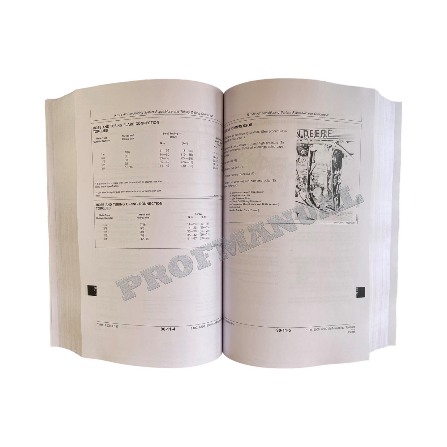 JOHN DEERE 6500 6100 6600 SPRÜHGERÄT SERVICEHANDBUCH