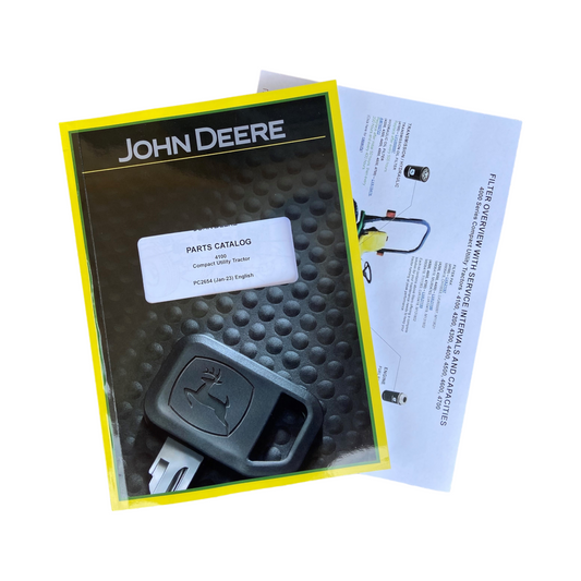 CATALOGUE DE PIÈCES DÉTACHÉES POUR TRACTEUR JOHN DEERE 4100 + !BONUS!