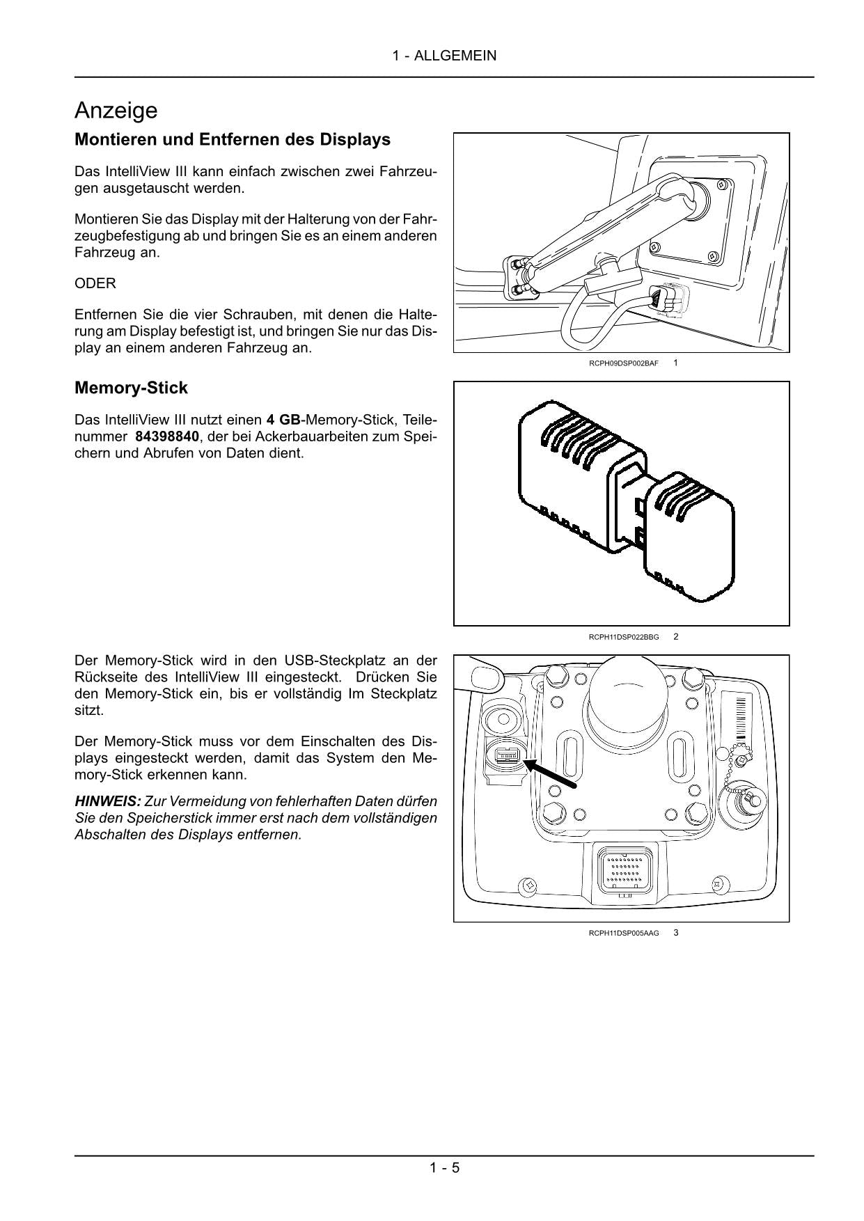 New Holland INTELLIVIEW III Manuel d'utilisation 84549245