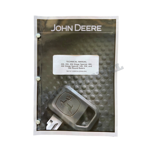 JOHN DEERE 456S 446 546 456 556 466 566 466S BALER SERVICE MANUAL