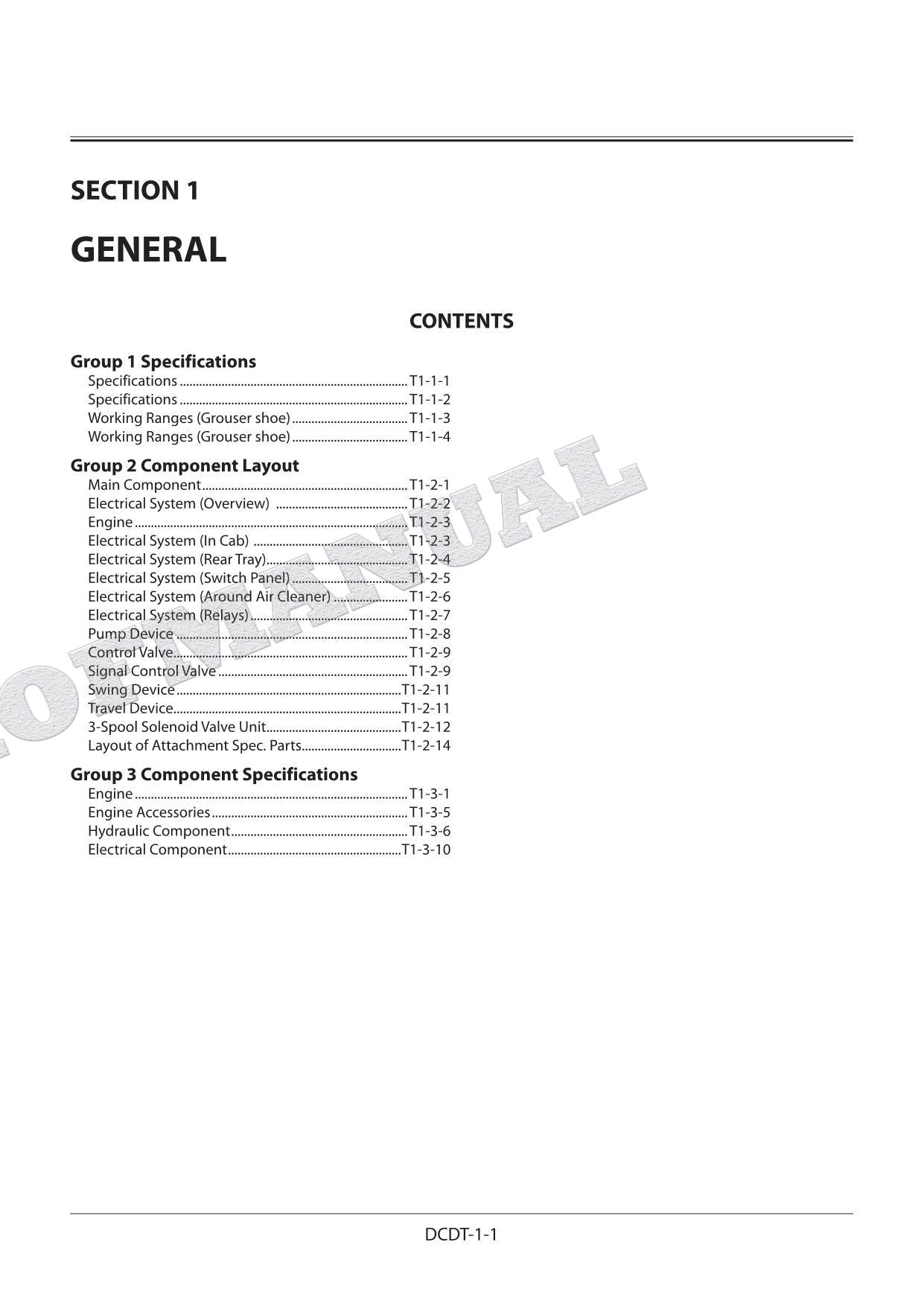 HITACHI ZX200-5G ZX200LC-5G ZX210H-5G Excavator Service Manual Operat Principle