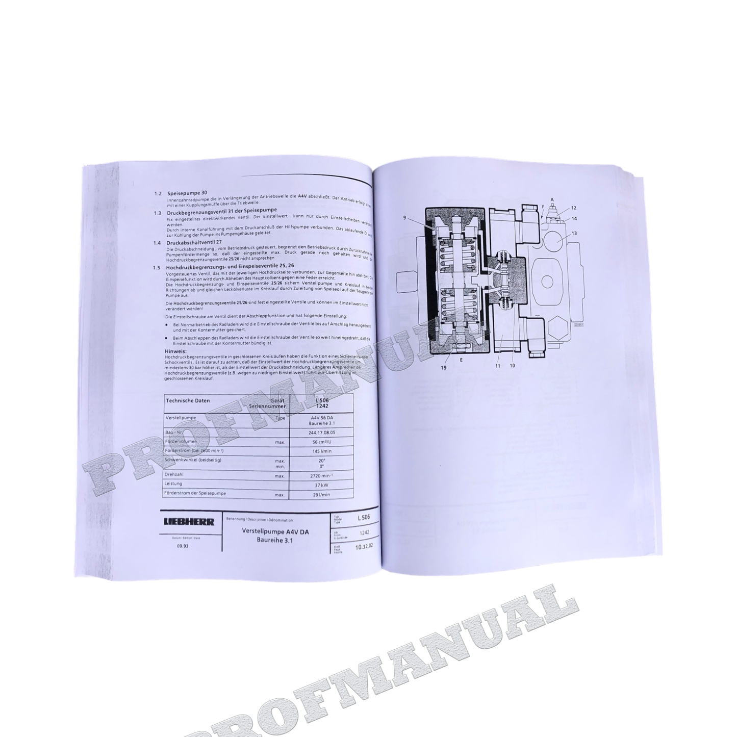 Liebherr L506 L508 L510 Radlader Reparaturhandbuch Werkstatthhandbuch