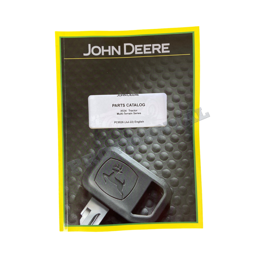 JOHN DEERE X534 TRACTOR PARTS CATALOG MANUAL