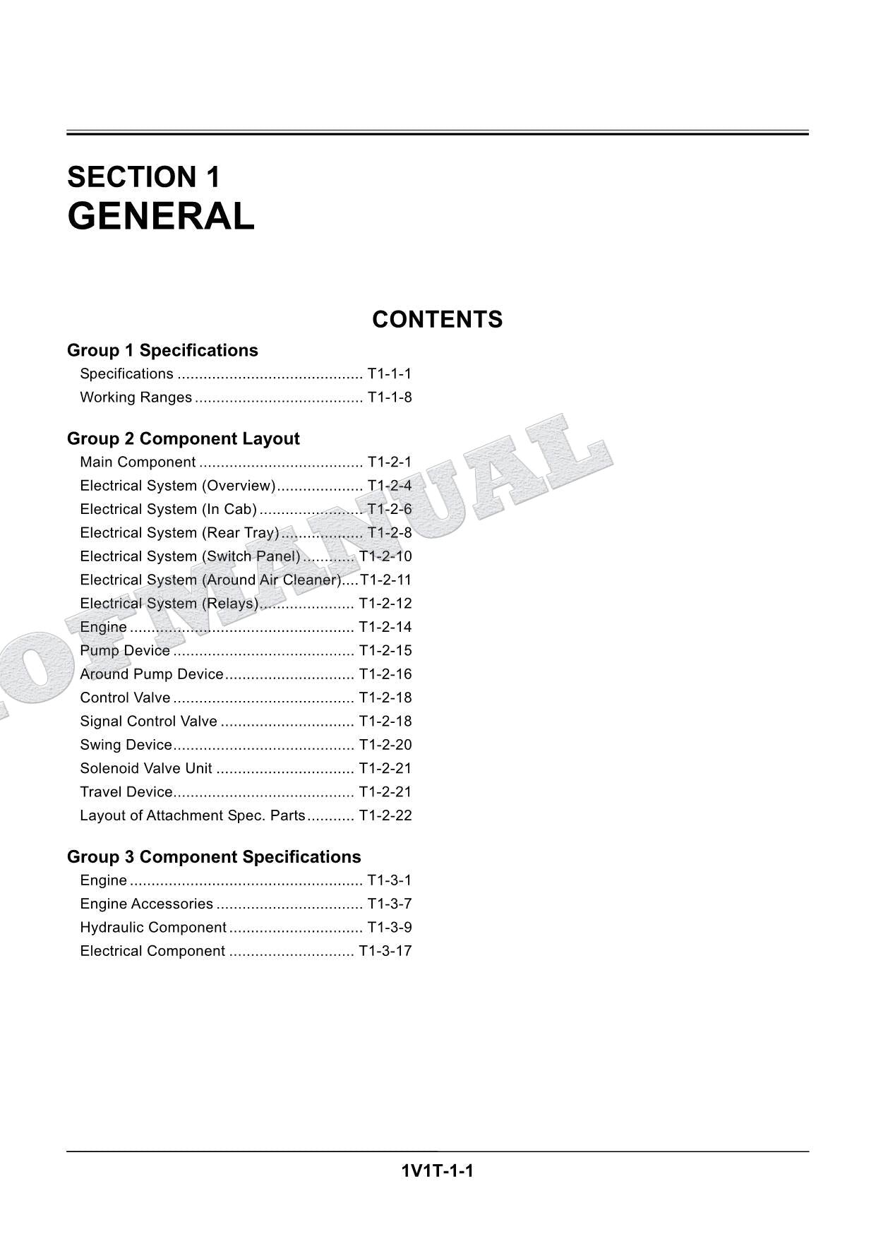 HITACHI ZX200-3 ZX225US-3 Excavator Service manual Operat principle