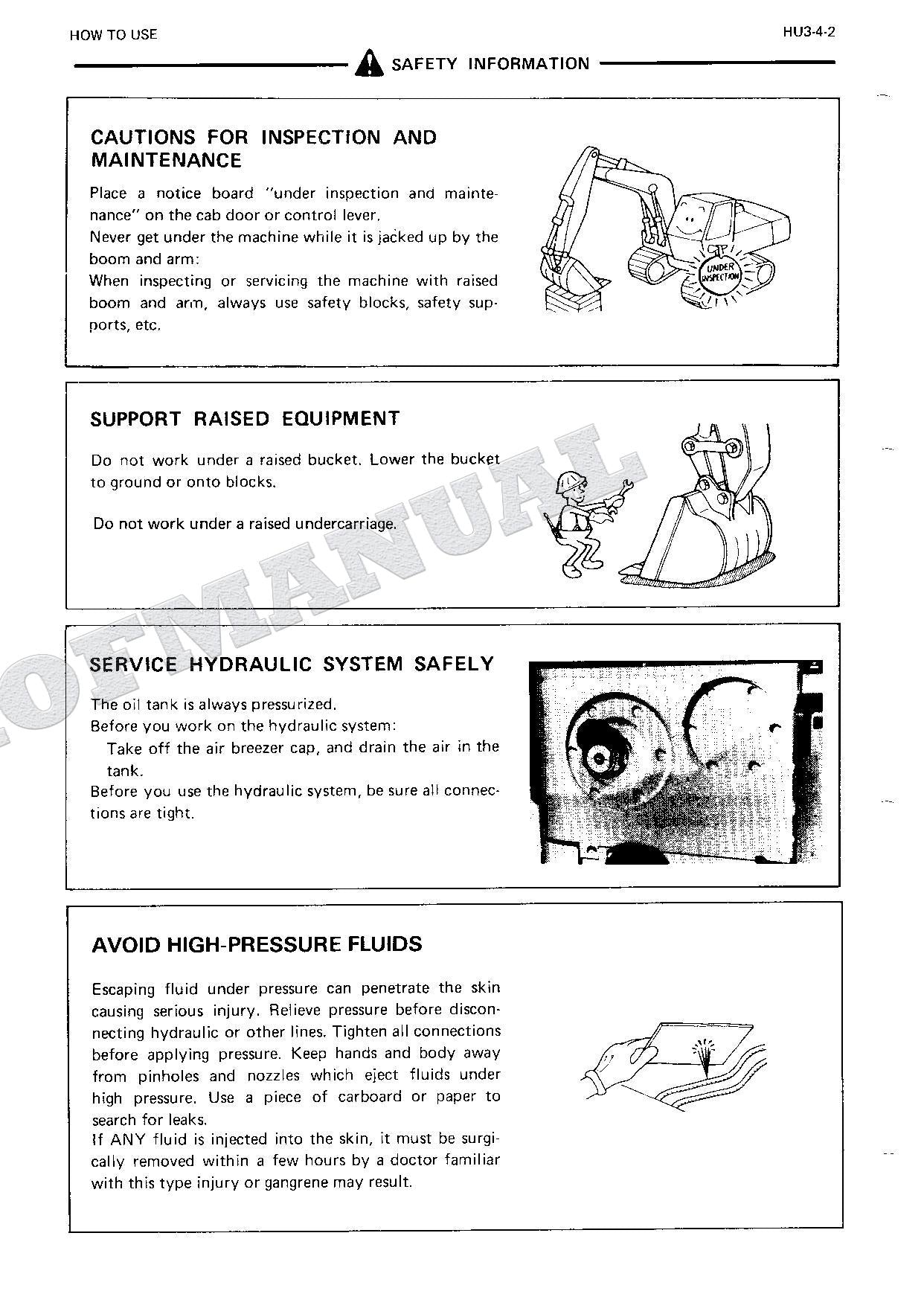 HITACHI EX220 Hudraulic Excavator Service Manual