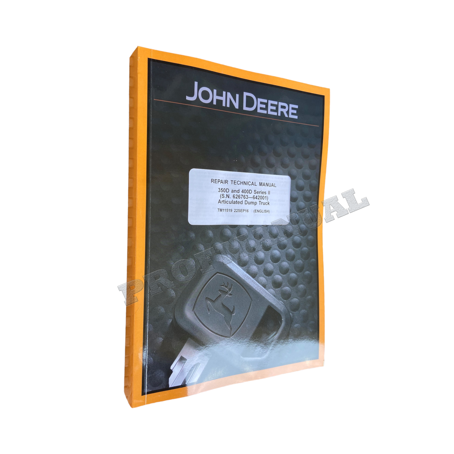 JOHN DEERE 350D 400D SERIES II DUMP TRUCK REPAIR SERVICE MANUAL + !BONUS!