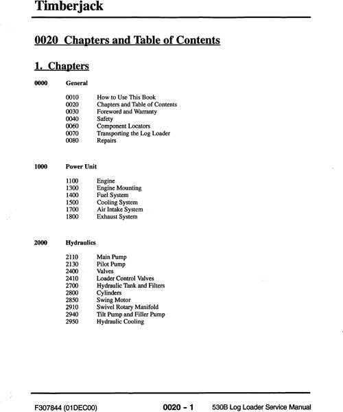 JOHN DEERE 530B 535 KNUCKLEBOOM LOADER SERVICE REPAIR MANUAL F307844